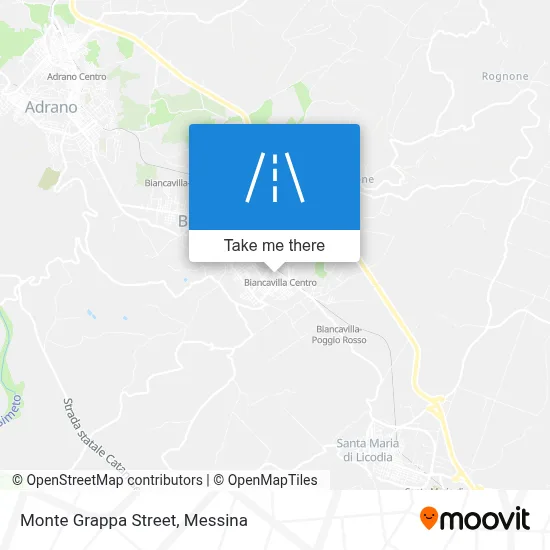 Monte Grappa Street map