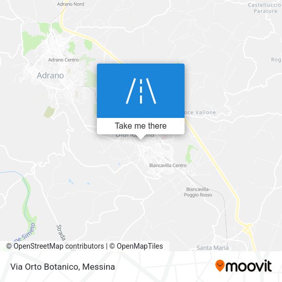 Via Orto Botanico map