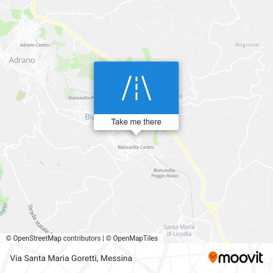 Via Santa Maria Goretti map