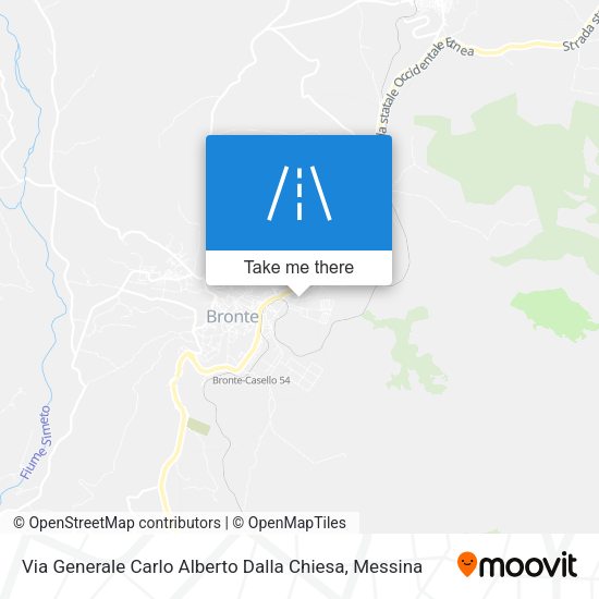 Via Generale Carlo Alberto Dalla Chiesa map