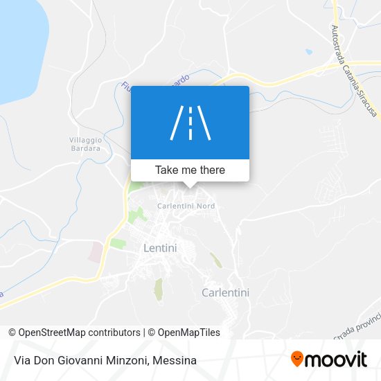 Via Don Giovanni Minzoni map