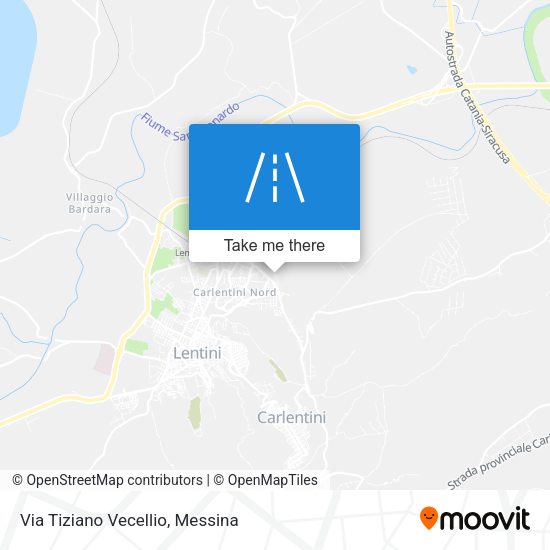 Via Tiziano Vecellio map