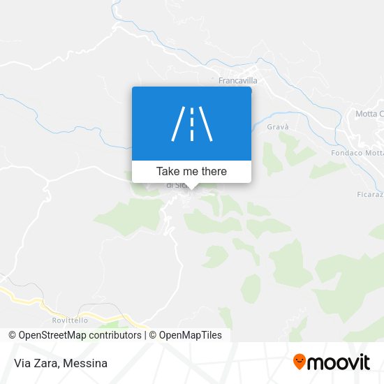 Via Zara map