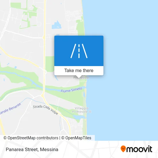 Panarea Street map