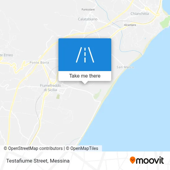 Testafiume Street map