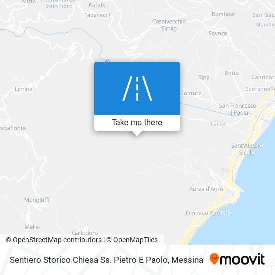 Sentiero Storico Chiesa Ss. Pietro E Paolo map