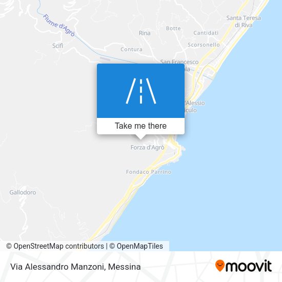 Via Alessandro Manzoni map