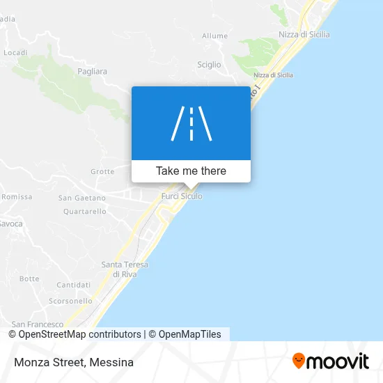 Monza Street map