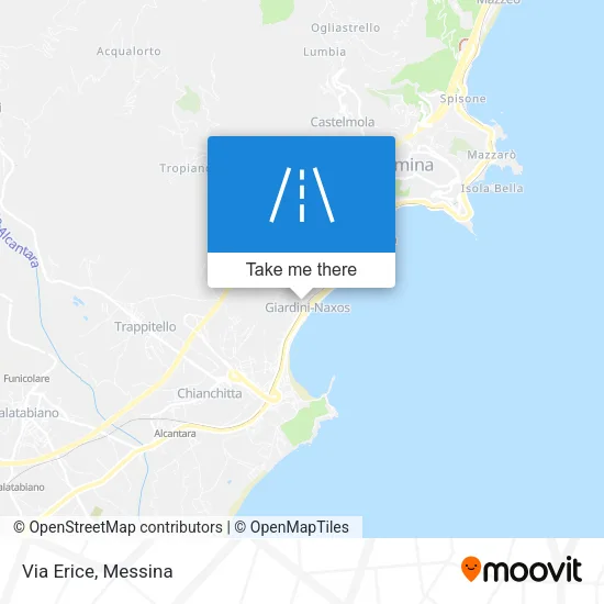 Via Erice map