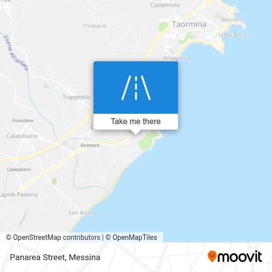 Panarea Street map