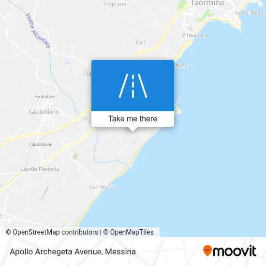 Apollo Archegeta Avenue map