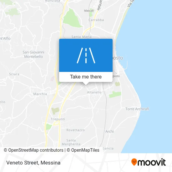 Veneto Street map