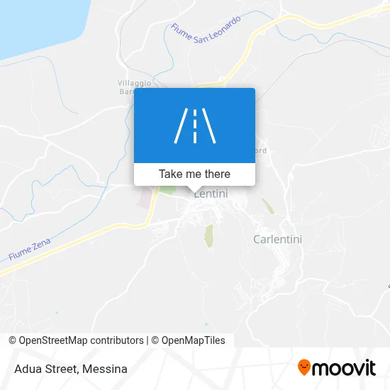 Adua Street map