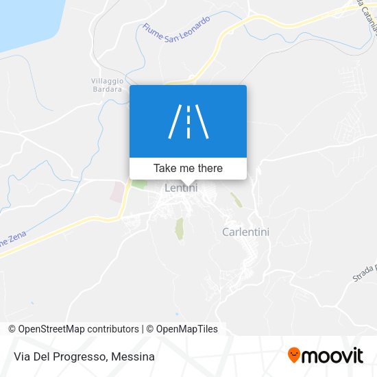 Via Del Progresso map