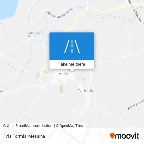 Via Formia map