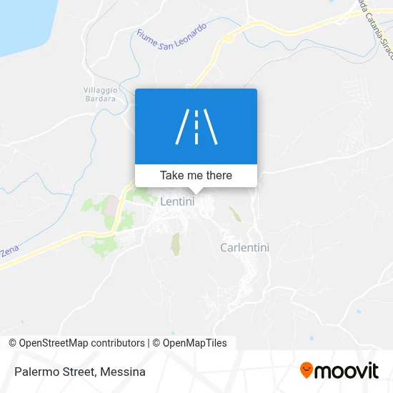Palermo Street map