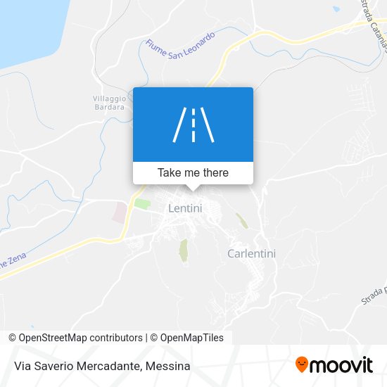 Via Saverio Mercadante map