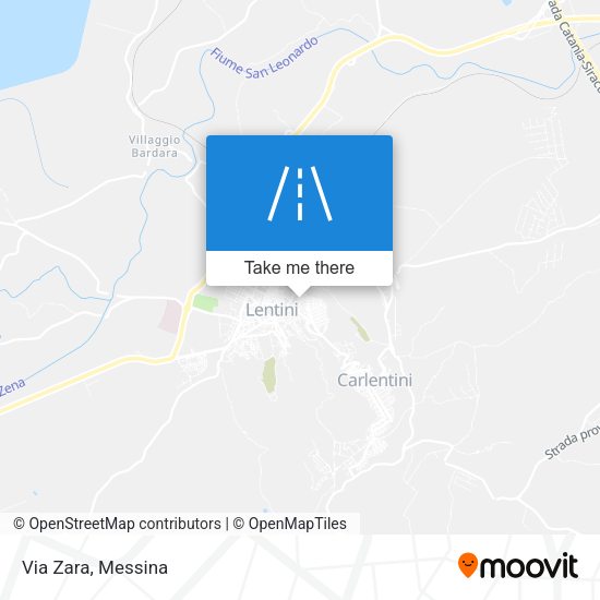 Via Zara map