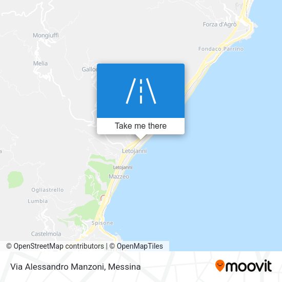 Via Alessandro Manzoni map