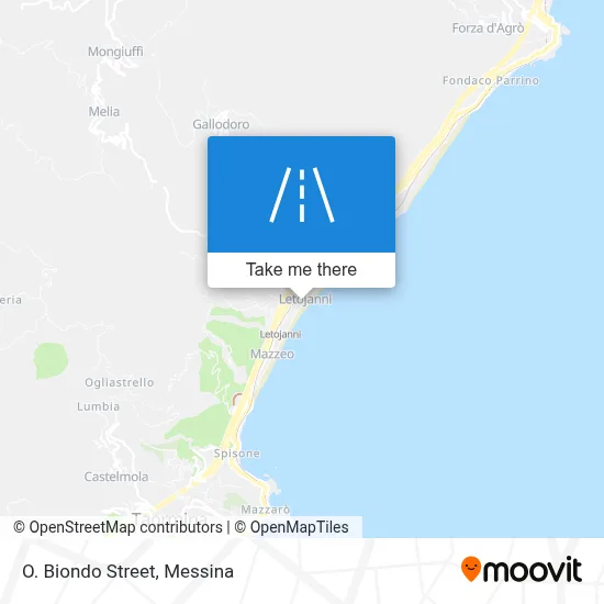 O. Biondo Street map