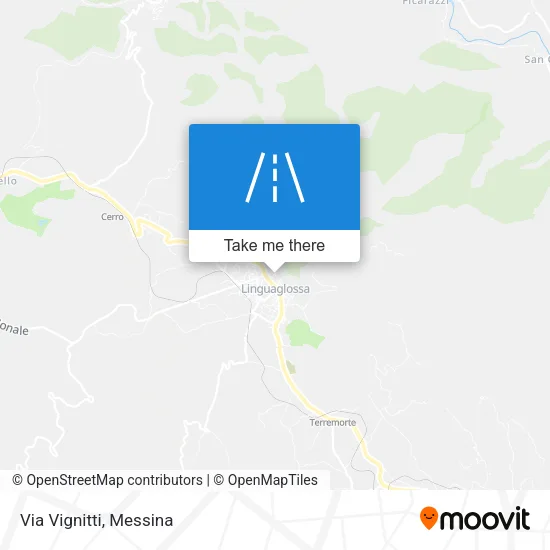 Via Vignitti map