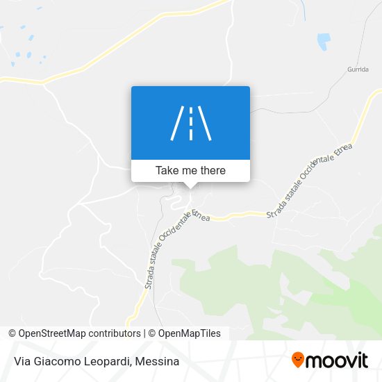 Via Giacomo Leopardi map
