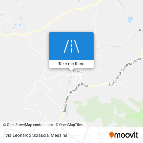 Via Leonardo Sciascia map