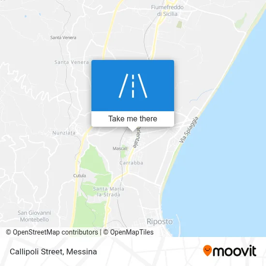 Callipoli Street map