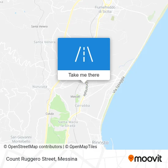 Count Ruggero Street map