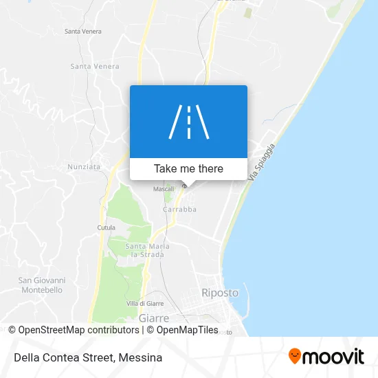 Della Contea Street map