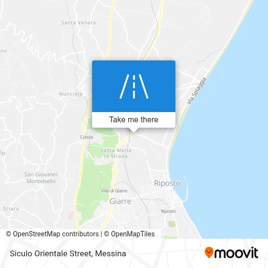 Siculo Orientale Street map