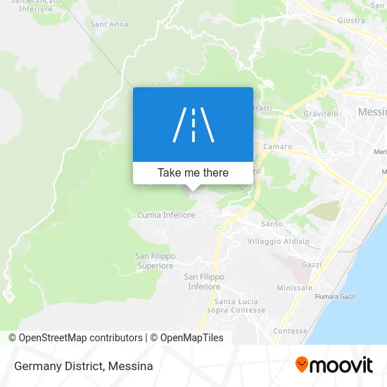 Germany District map