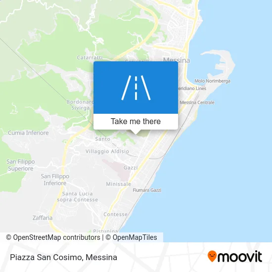 San Cosimo Square map