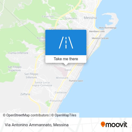 Via Antonino Ammannato map