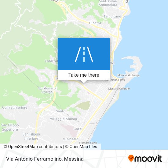 Via Antonio Ferramolino map