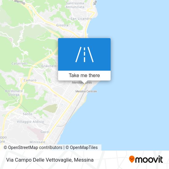 Via Campo Delle Vettovaglie map