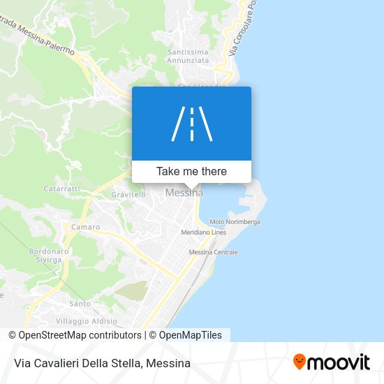 Via Cavalieri Della Stella map
