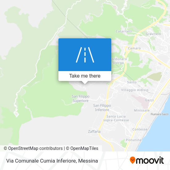 Via Comunale Cumia Inferiore map