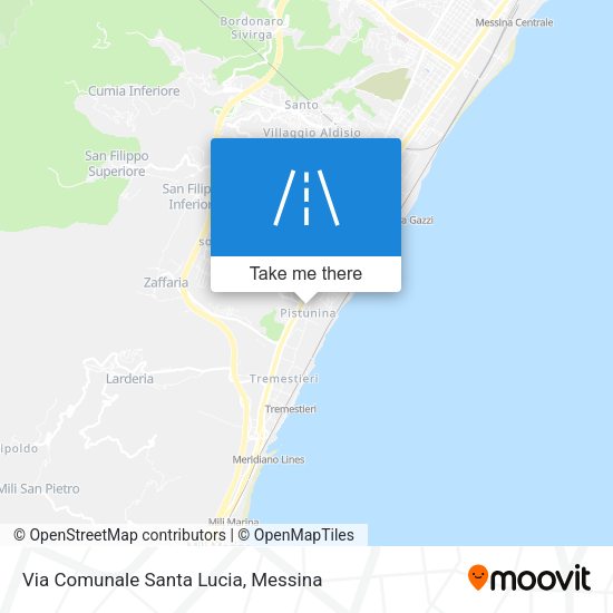 Via Comunale Santa Lucia map