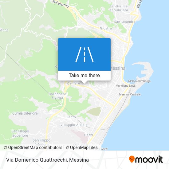 Via Domenico Quattrocchi map