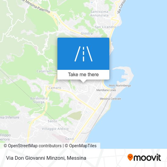 Via Don Giovanni Minzoni map