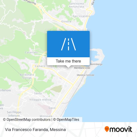 Via Francesco Faranda map