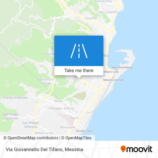 Via Giovannello Del Tifano map