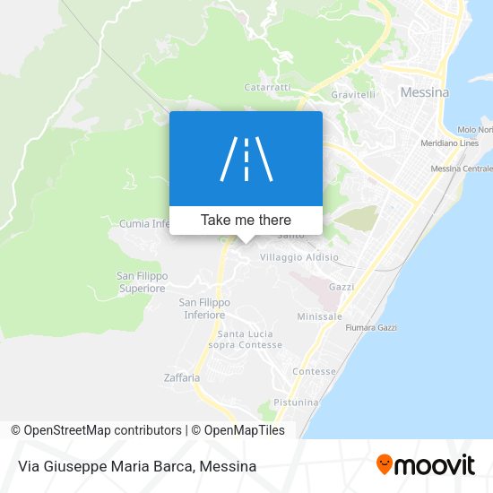 Via Giuseppe Maria Barca map