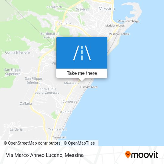 Via Marco Anneo Lucano map