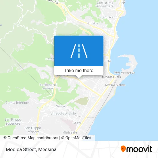 Modica Street map