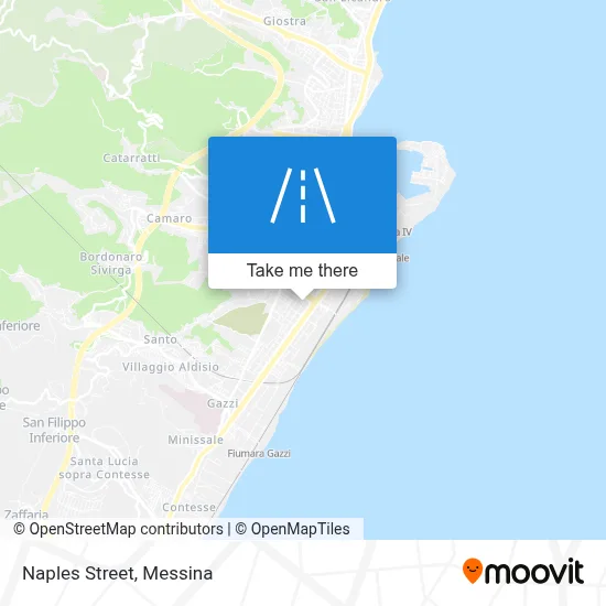 Naples Street map