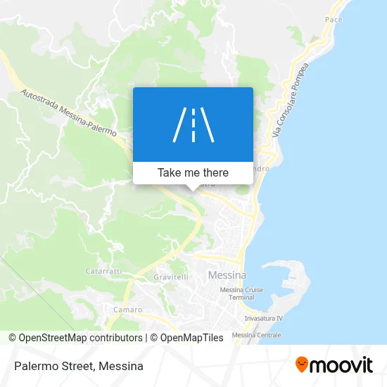 Palermo Street map
