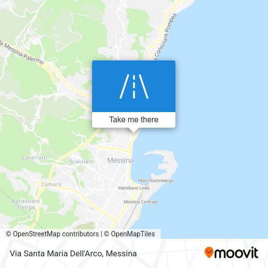Via Santa Maria Dell'Arco map