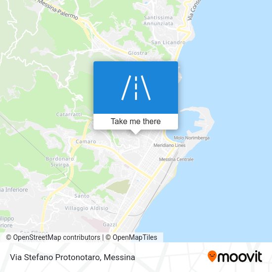 Via Stefano Protonotaro map
